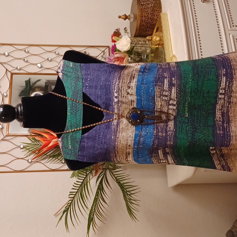 Multi color Shift Dress